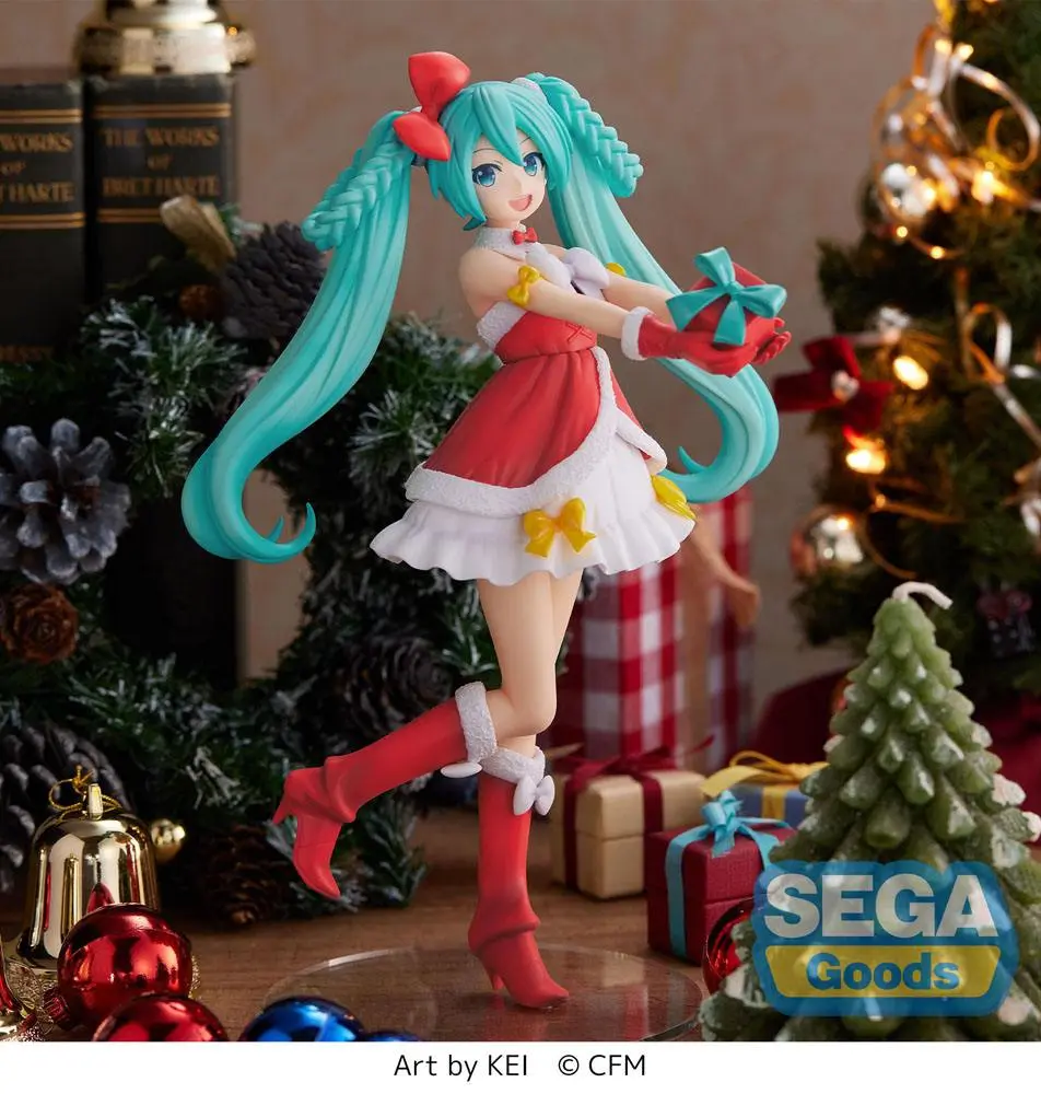 Hatsune Miku Series SPM Hatsune Miku Christmas 2022 Ver. PVC szobor figura 21 cm termékfotó