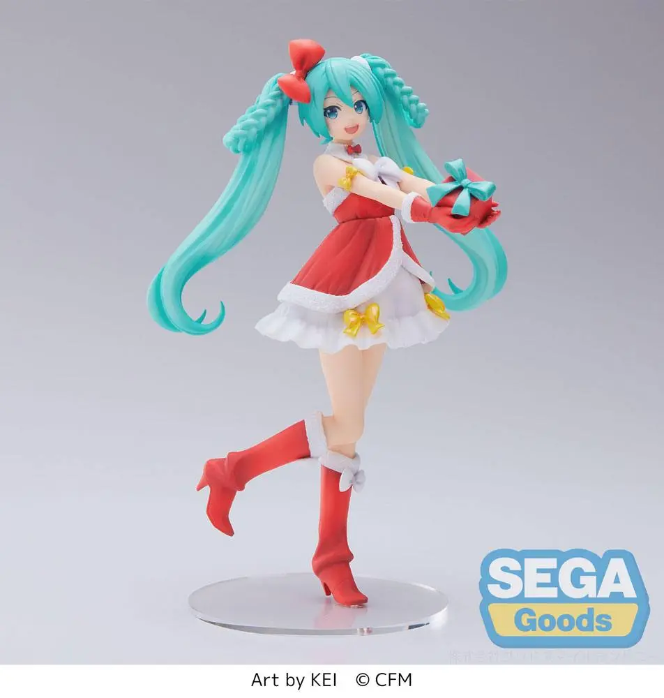 Hatsune Miku Series SPM Hatsune Miku Christmas 2022 Ver. PVC szobor figura 21 cm termékfotó