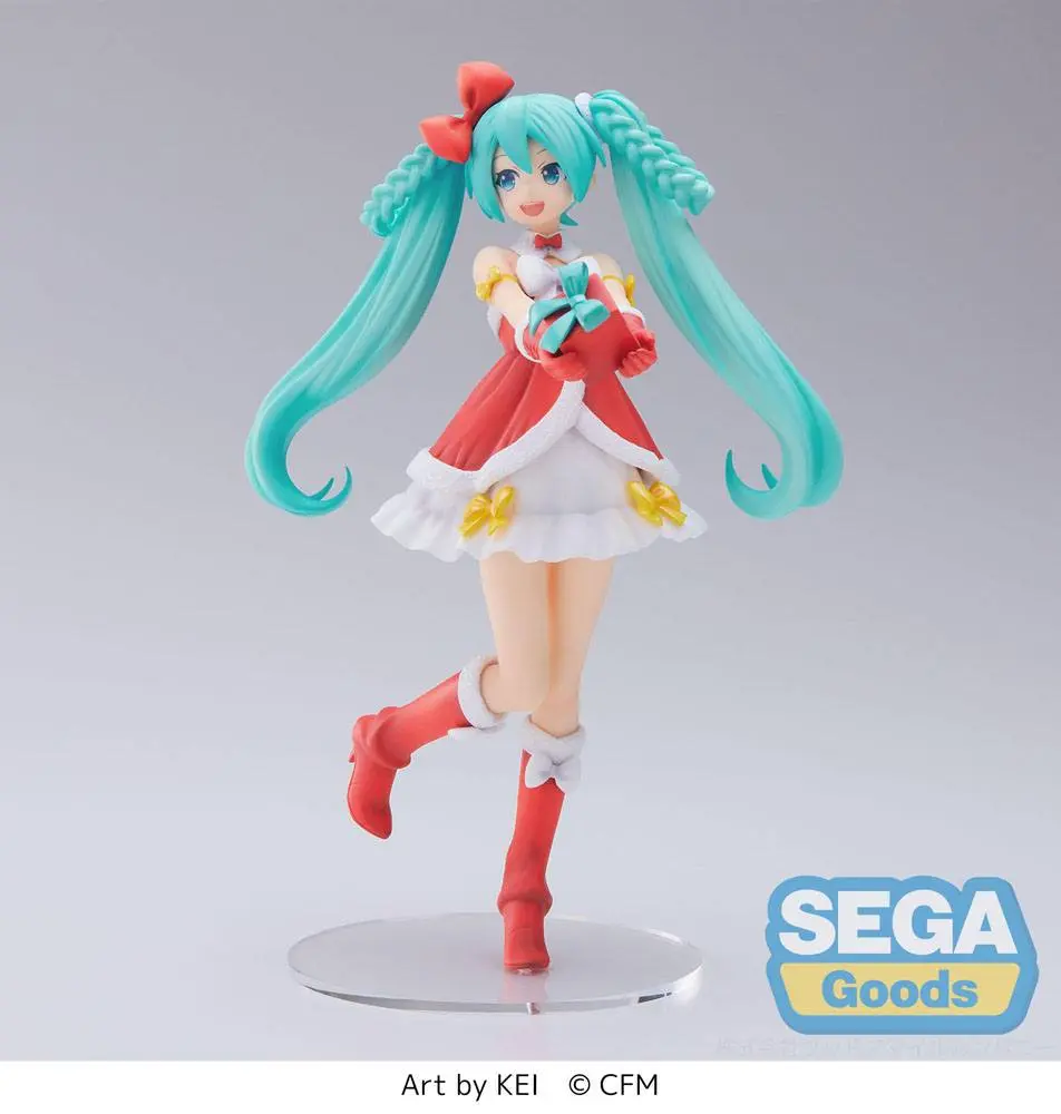 Hatsune Miku Series SPM Hatsune Miku Christmas 2022 Ver. PVC szobor figura 21 cm termékfotó