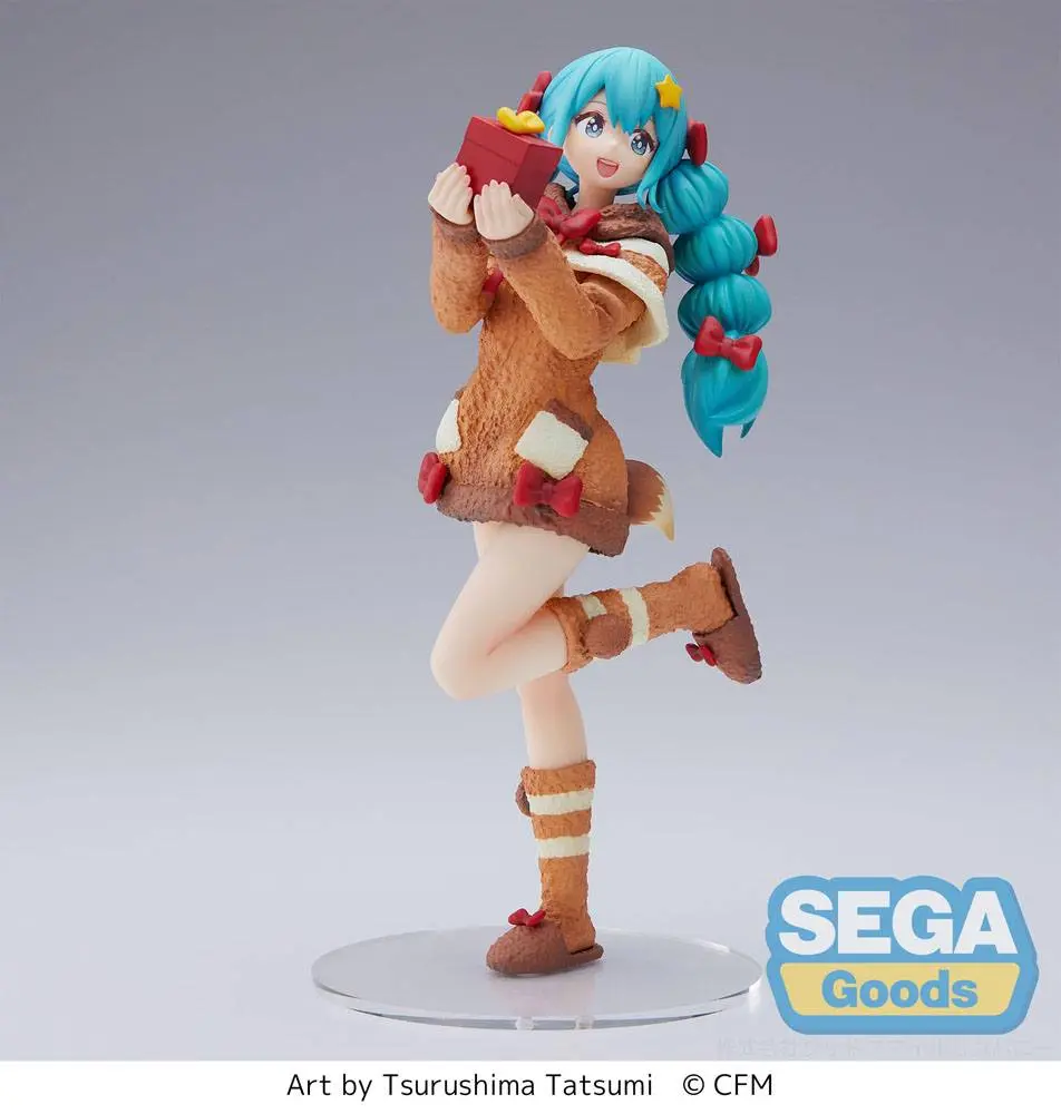Hatsune Miku Series SPM Hatsune Miku Winter 2022 Ver. PVC szobor figura 21 cm termékfotó