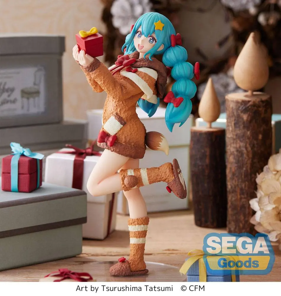 Hatsune Miku Series SPM Hatsune Miku Winter 2022 Ver. PVC szobor figura 21 cm termékfotó