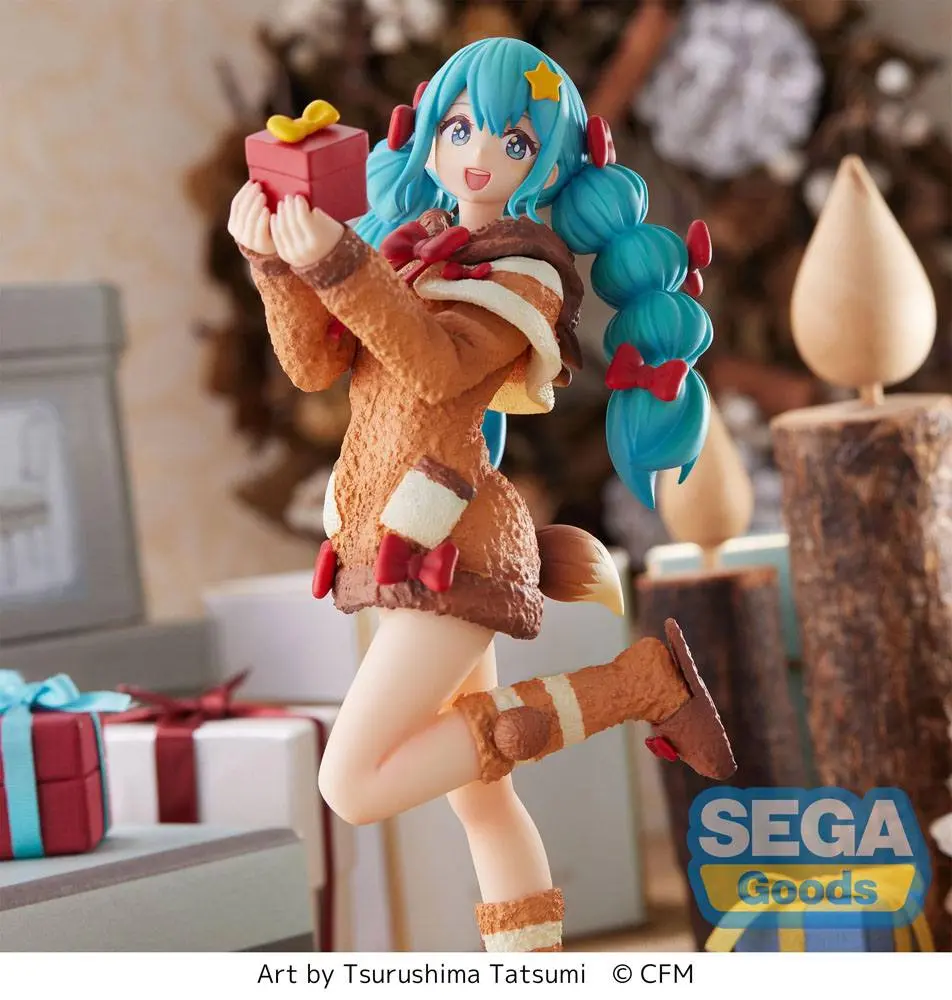 Hatsune Miku Series SPM Hatsune Miku Winter 2022 Ver. PVC szobor figura 21 cm termékfotó