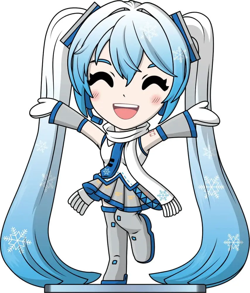 Hatsune Miku Snow Miku Vinyl figura 11 cm termékfotó