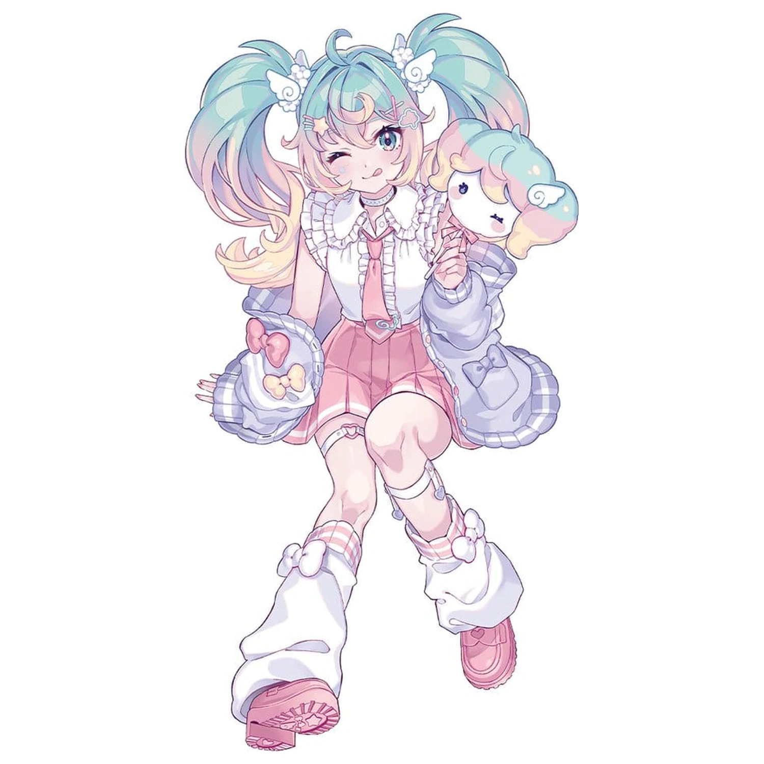 Hatsune Miku Sweet School Life Pastel Version PVC figura 13 cm termékfotó