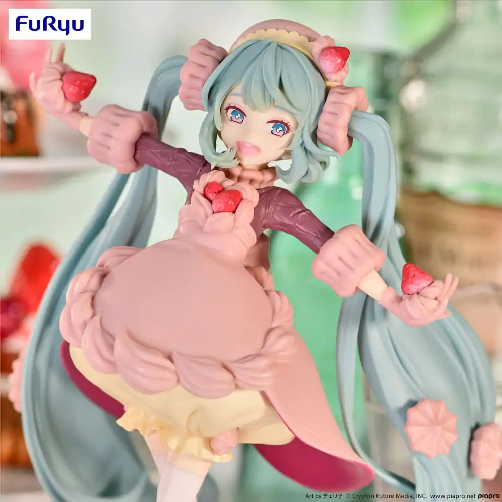 Hatsune Miku SweetSweets Series Strawberry Chocolate Short PVC szobor figura 17 cm termékfotó