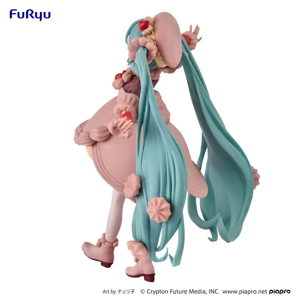 Hatsune Miku SweetSweets Series Strawberry Chocolate Short PVC szobor figura 17 cm termékfotó