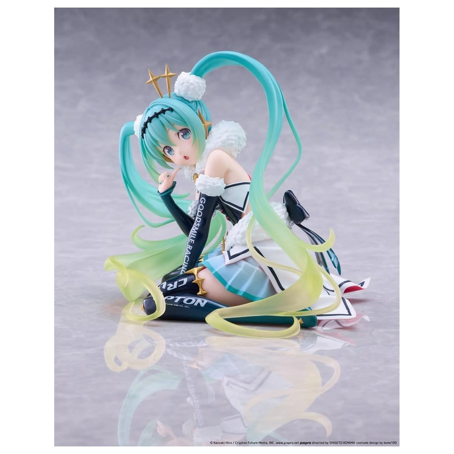 Hatsune Miku Taito Kuji PVC figura Racing Miku 2018 Ver. Round 8 13 cm termékfotó