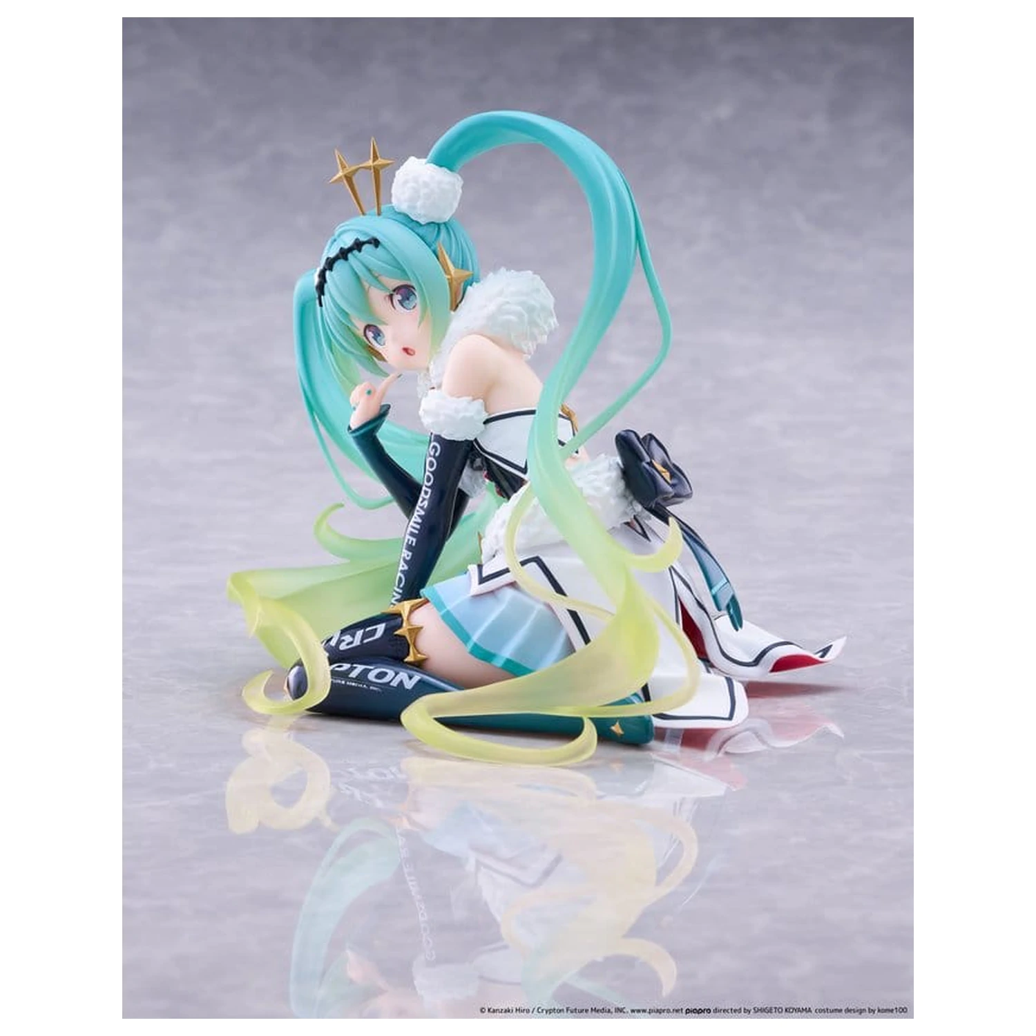 Hatsune Miku Taito Kuji PVC figura Racing Miku 2018 Ver. Round 8 13 cm termékfotó
