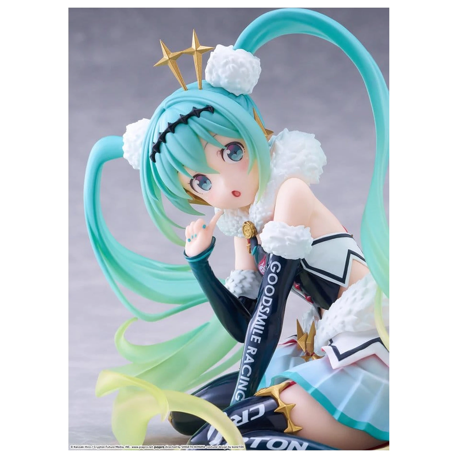 Hatsune Miku Taito Kuji PVC figura Racing Miku 2018 Ver. Round 8 13 cm termékfotó