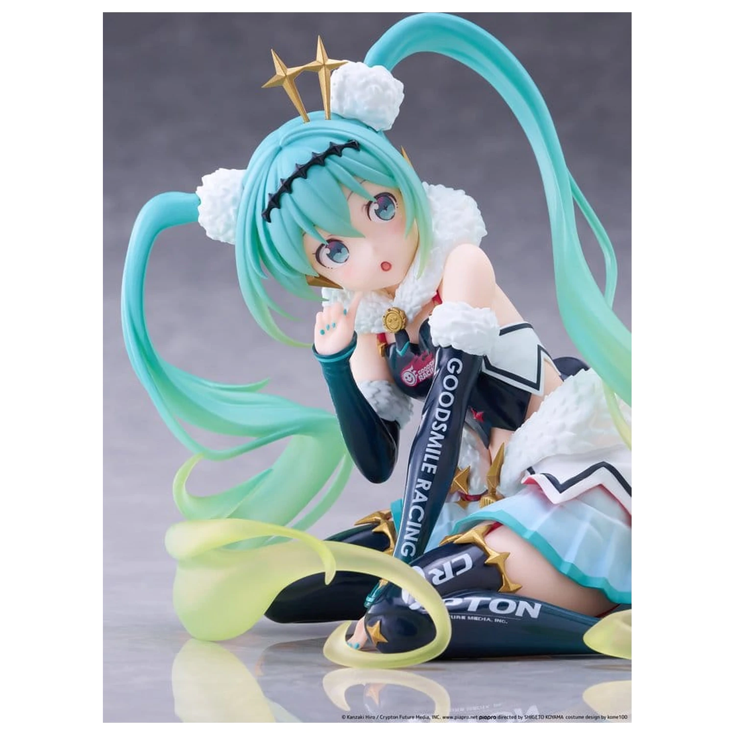 Hatsune Miku Taito Kuji PVC figura Racing Miku 2018 Ver. Round 8 13 cm termékfotó