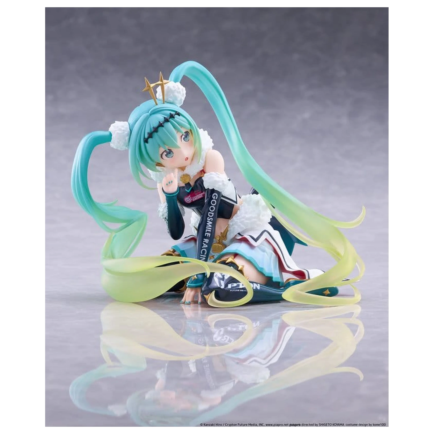 Hatsune Miku Taito Kuji PVC figura Racing Miku 2018 Ver. Round 8 13 cm termékfotó