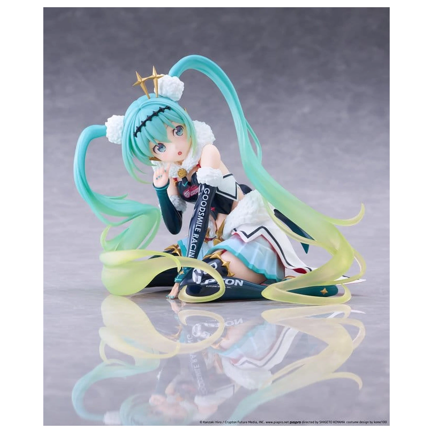 Hatsune Miku Taito Kuji PVC figura Racing Miku 2018 Ver. Round 8 13 cm termékfotó