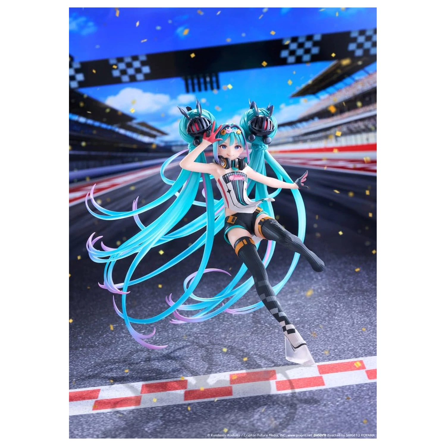 Hatsune Miku Taito Kuji Racing Miku 2026 Ver. Original PVC figura 18 cm termékfotó