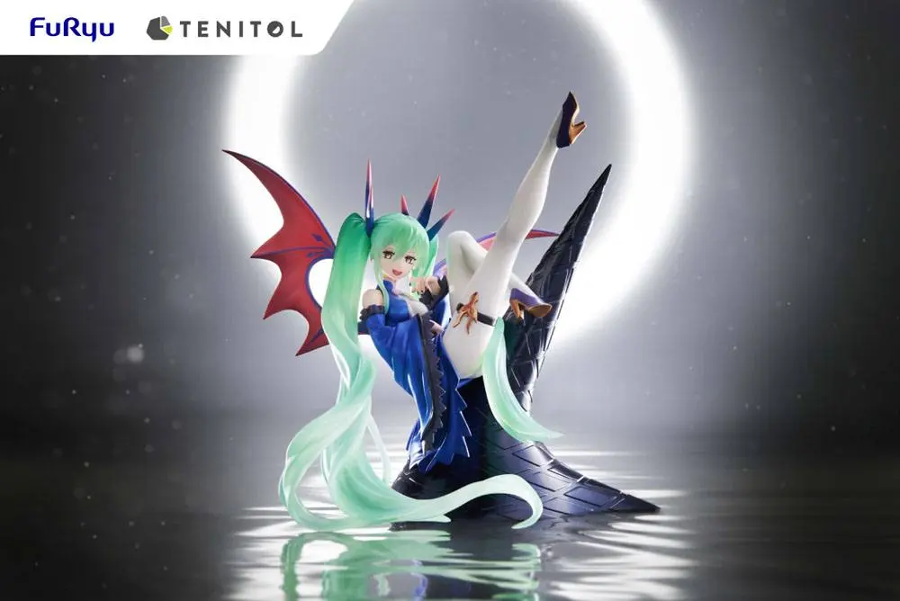 Hatsune Miku Tenitol Hatsune Miku Dark PVC szobor figura 17 cm termékfotó