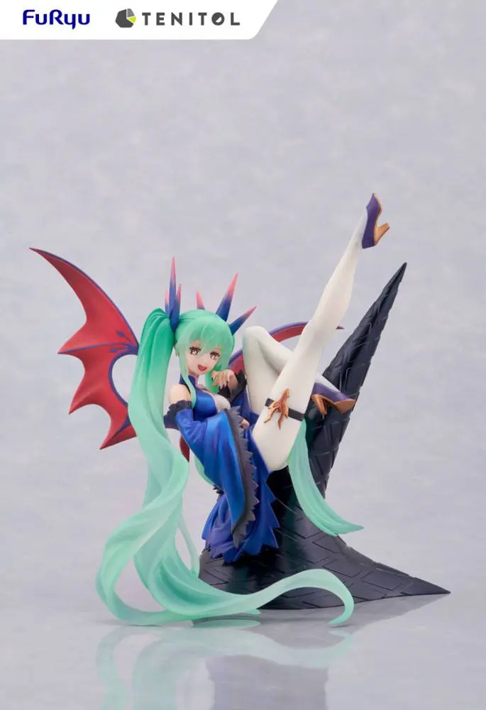 Hatsune Miku Tenitol Hatsune Miku Dark PVC szobor figura 17 cm termékfotó