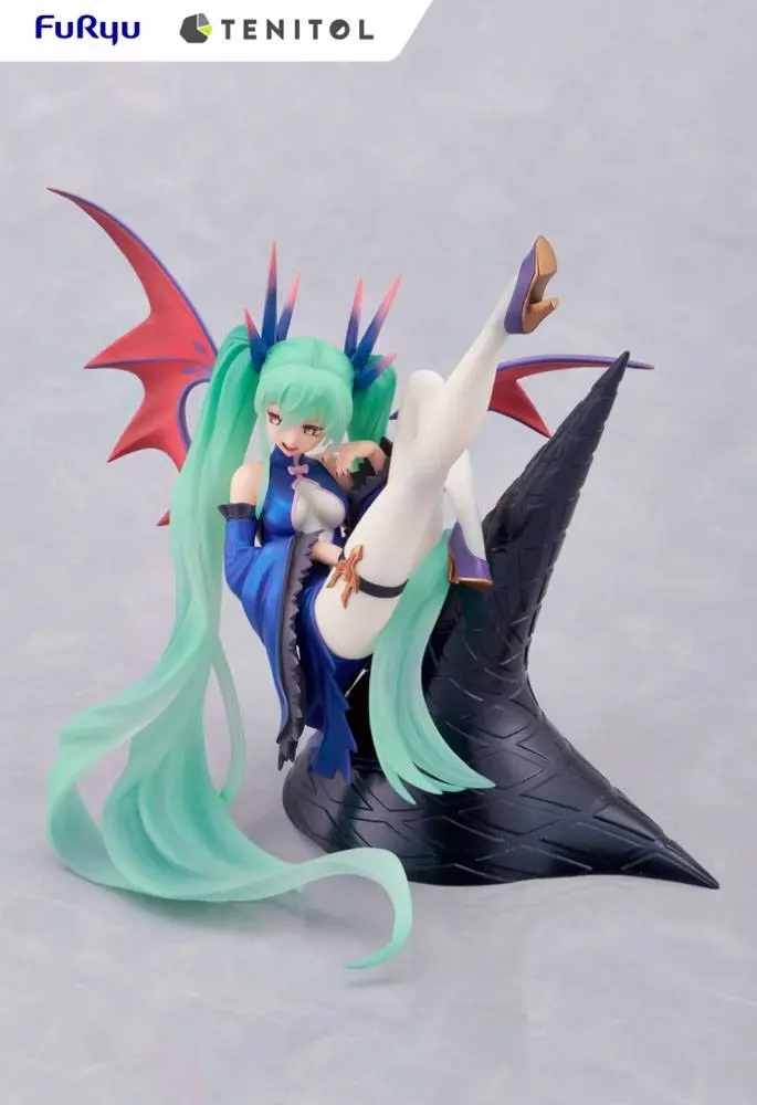 Hatsune Miku Tenitol Hatsune Miku Dark PVC szobor figura 17 cm termékfotó