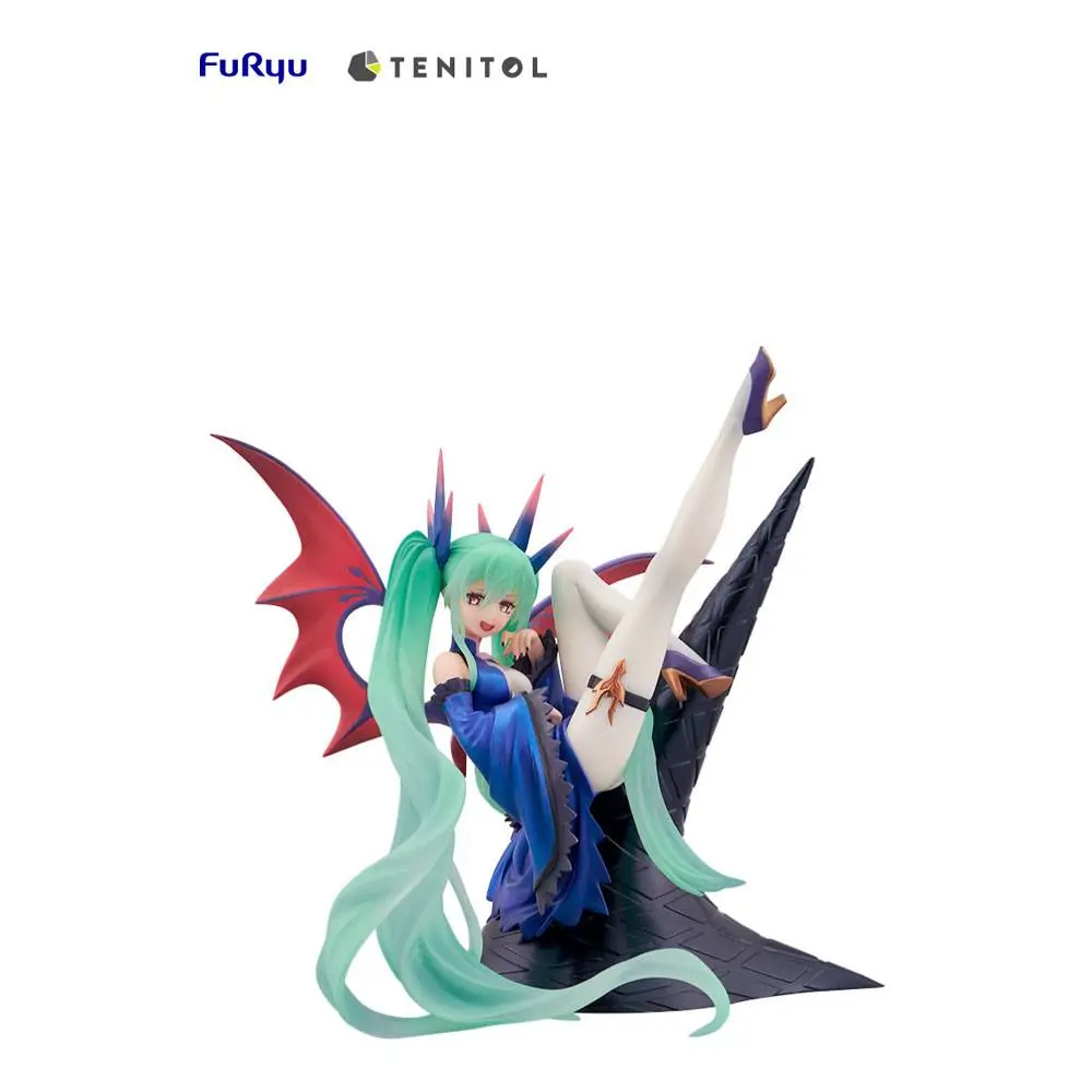 Hatsune Miku Tenitol Hatsune Miku Dark PVC szobor figura 17 cm termékfotó