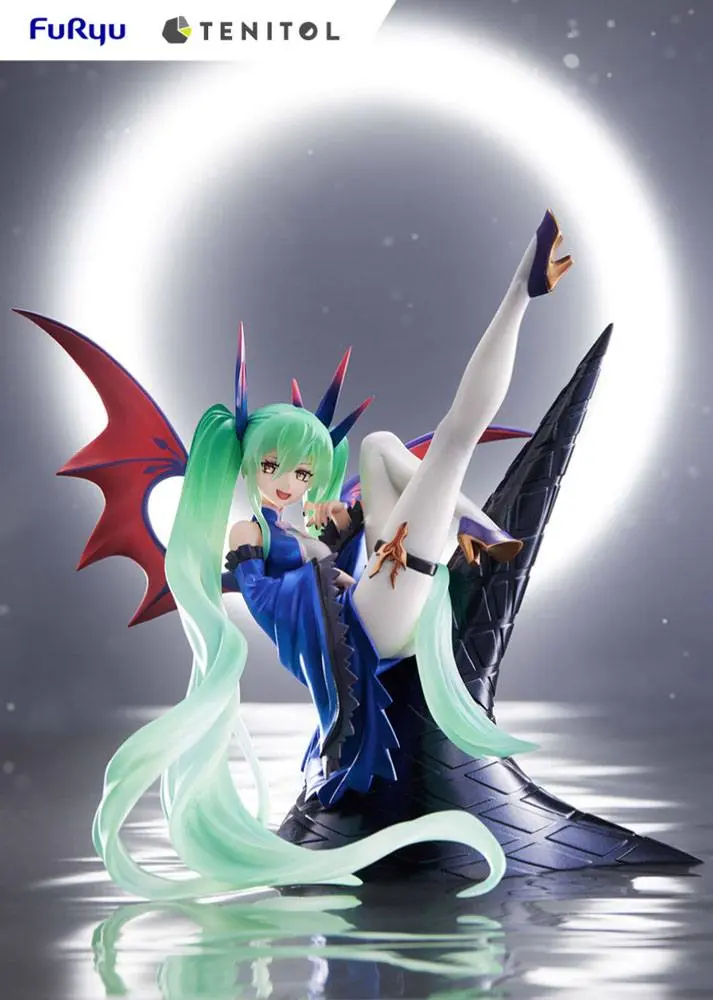 Hatsune Miku Tenitol Hatsune Miku Dark PVC szobor figura 17 cm termékfotó
