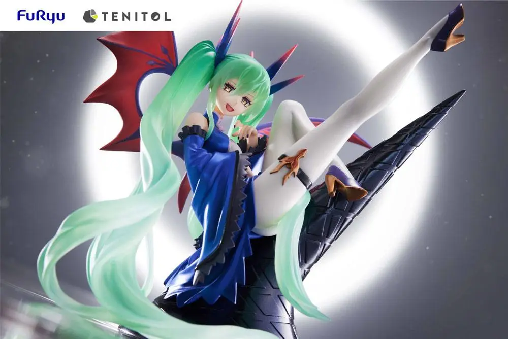 Hatsune Miku Tenitol Hatsune Miku Dark PVC szobor figura 17 cm termékfotó