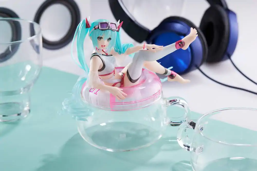 Hatsune Miku Wonderland Aqua Float Girls Hatsune Miku Reissue PVC szobor figura 18 cm termékfotó