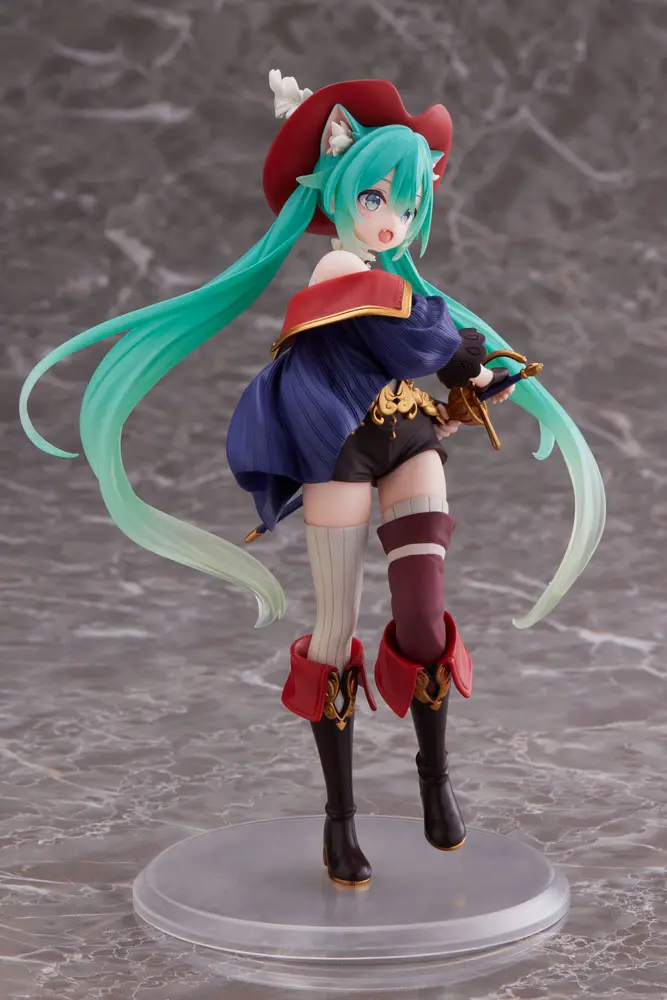 Hatsune Miku Wonderland Figure Puss in Boots PVC szobor figura 18 cm termékfotó