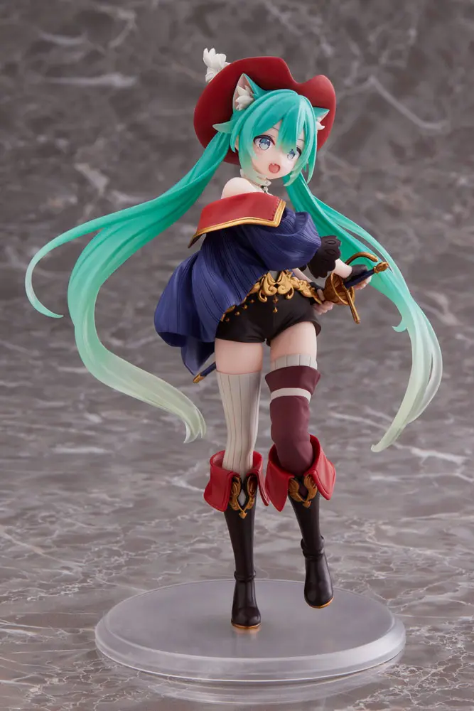 Hatsune Miku Wonderland Figure Puss in Boots PVC szobor figura 18 cm termékfotó