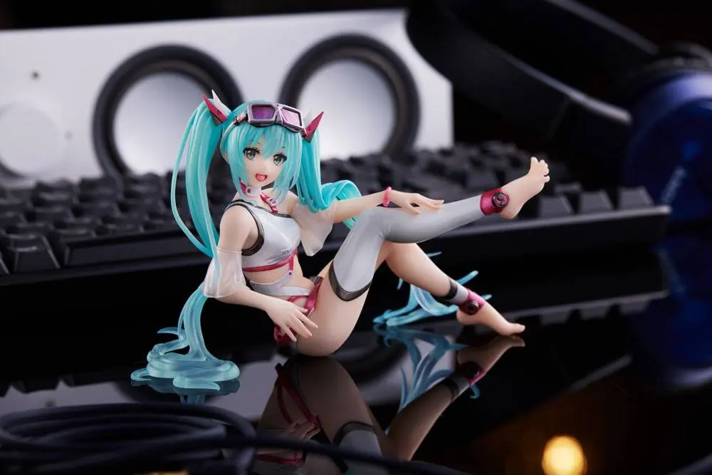 Hatsune Miku Wonderland Hatsune Miku Aqua Float Girls PVC szobor figura 18 cm termékfotó