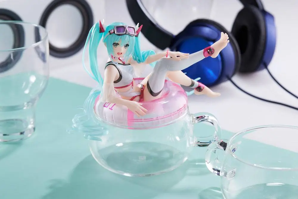 Hatsune Miku Wonderland Hatsune Miku Aqua Float Girls PVC szobor figura 18 cm termékfotó