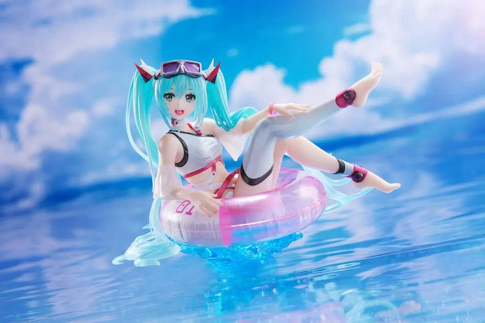 Hatsune Miku Wonderland Hatsune Miku Aqua Float Girls PVC szobor figura 18 cm termékfotó