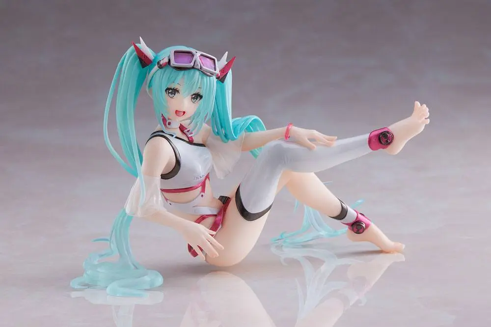 Hatsune Miku Wonderland Hatsune Miku Aqua Float Girls PVC szobor figura 18 cm termékfotó