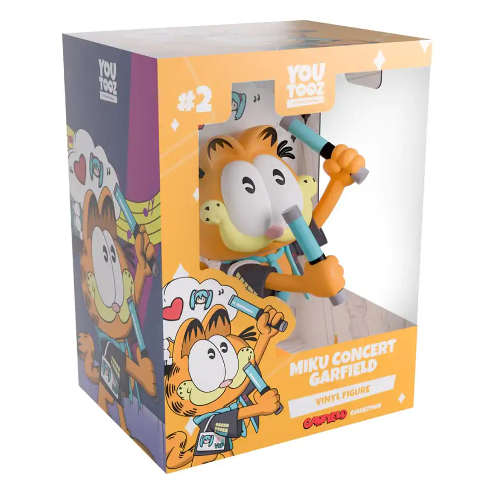 Hatsune Miku x Garfield Vinyl figura Miku Concert Garfield 13 cm      termékfotó