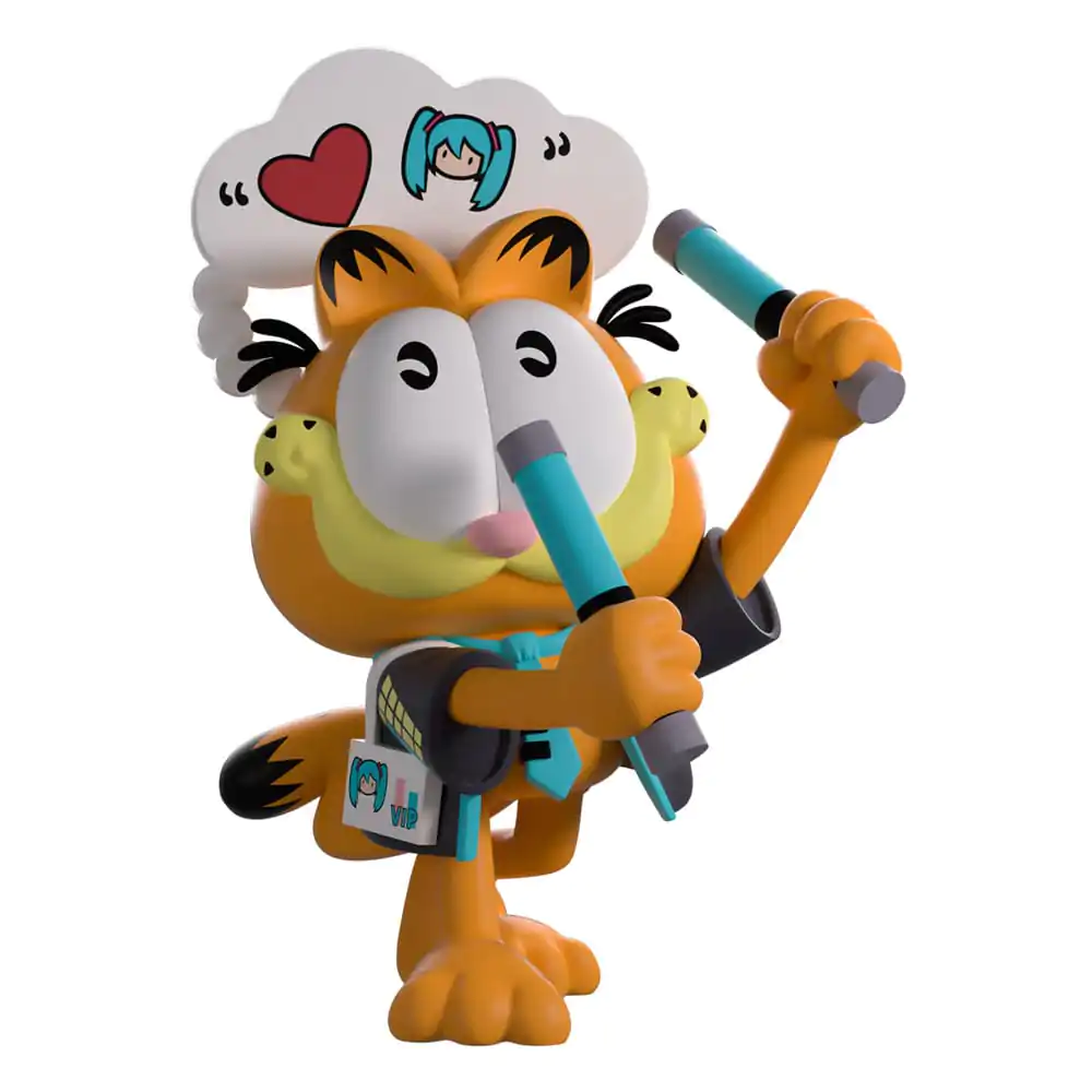 Hatsune Miku x Garfield Vinyl figura Miku Concert Garfield 13 cm      termékfotó