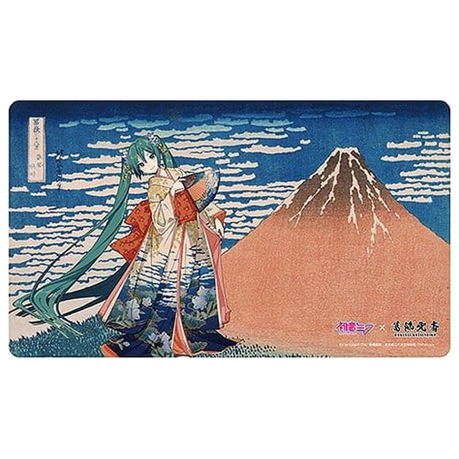 Hatsune Miku x Katsushika Hokusai iXima Fine Wind, Clear Morning asztali alátét  termékfotó