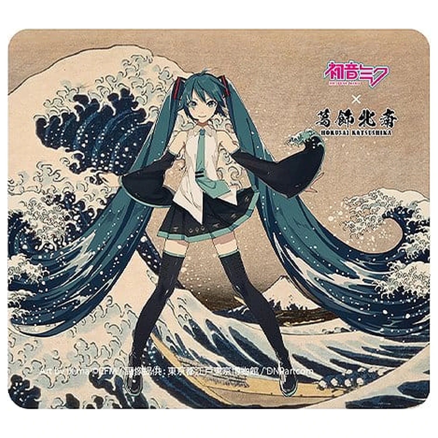 Hatsune Miku x Katsushika Hokusai iXima The Great Wave off Kanagawa/Fine Wind, Clear Morning egérpad  termékfotó