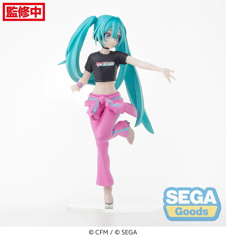 Hatsune Miku x Love and Berry Dress Up and Dance! Desktop x Decorate Collections Hatsune Miku Berry Costume Ver. PVC szobor figura 17 cm termékfotó