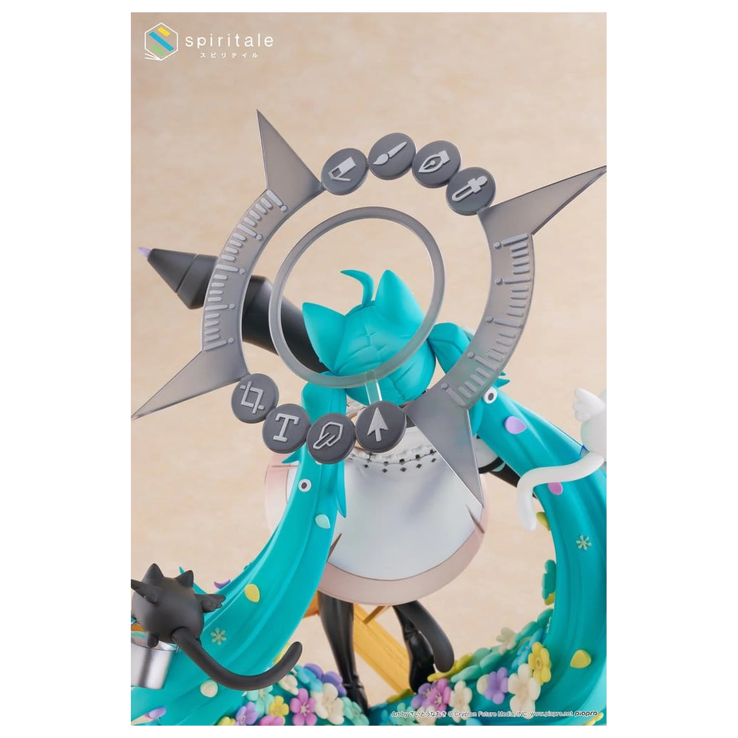 Hatsune Miku x Naoki Saito 1/7 My figura Making! The Painter Ver. PVC szobor figura 34 cm  termékfotó