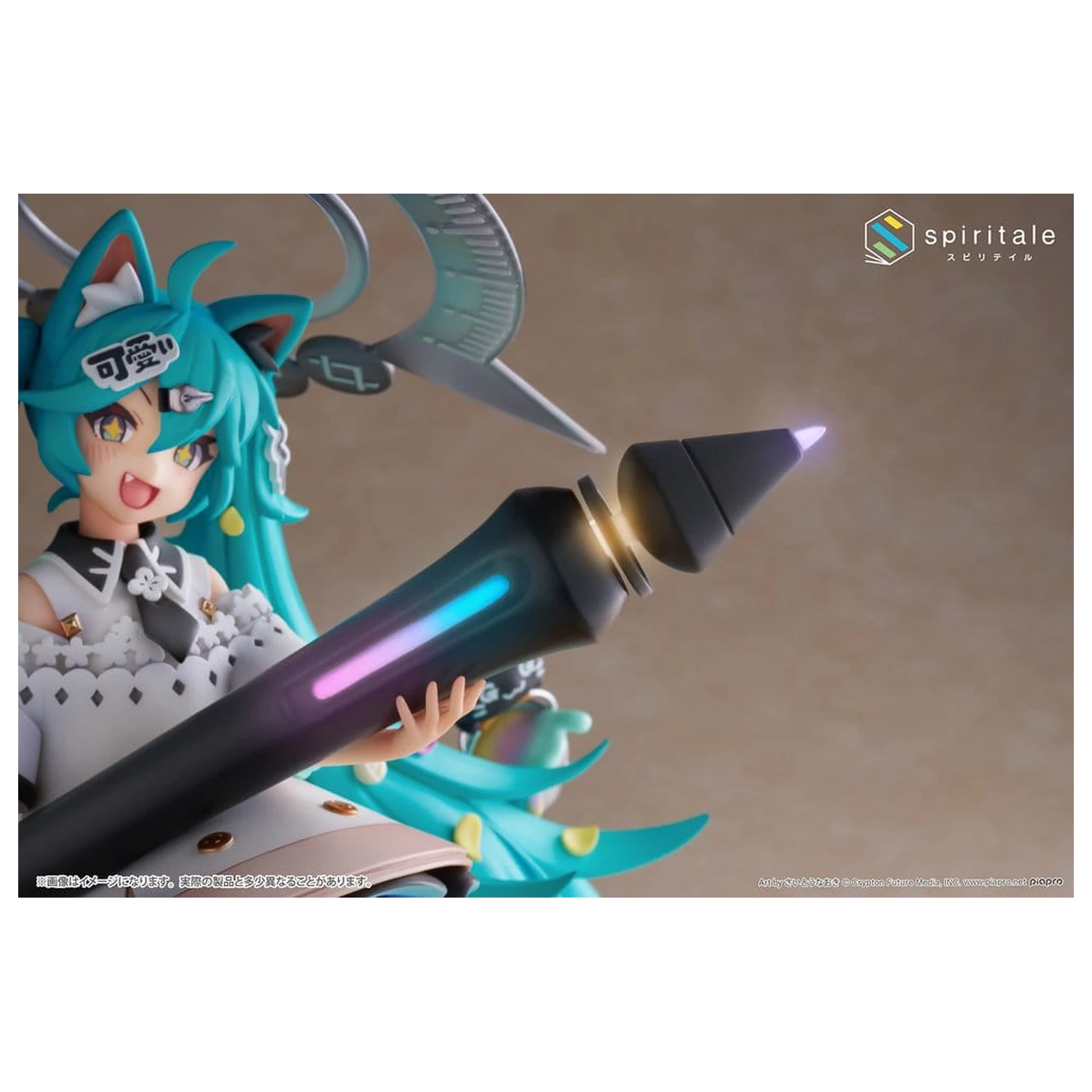 Hatsune Miku x Naoki Saito 1/7 My figura Making! The Painter Ver. PVC szobor figura 34 cm  termékfotó