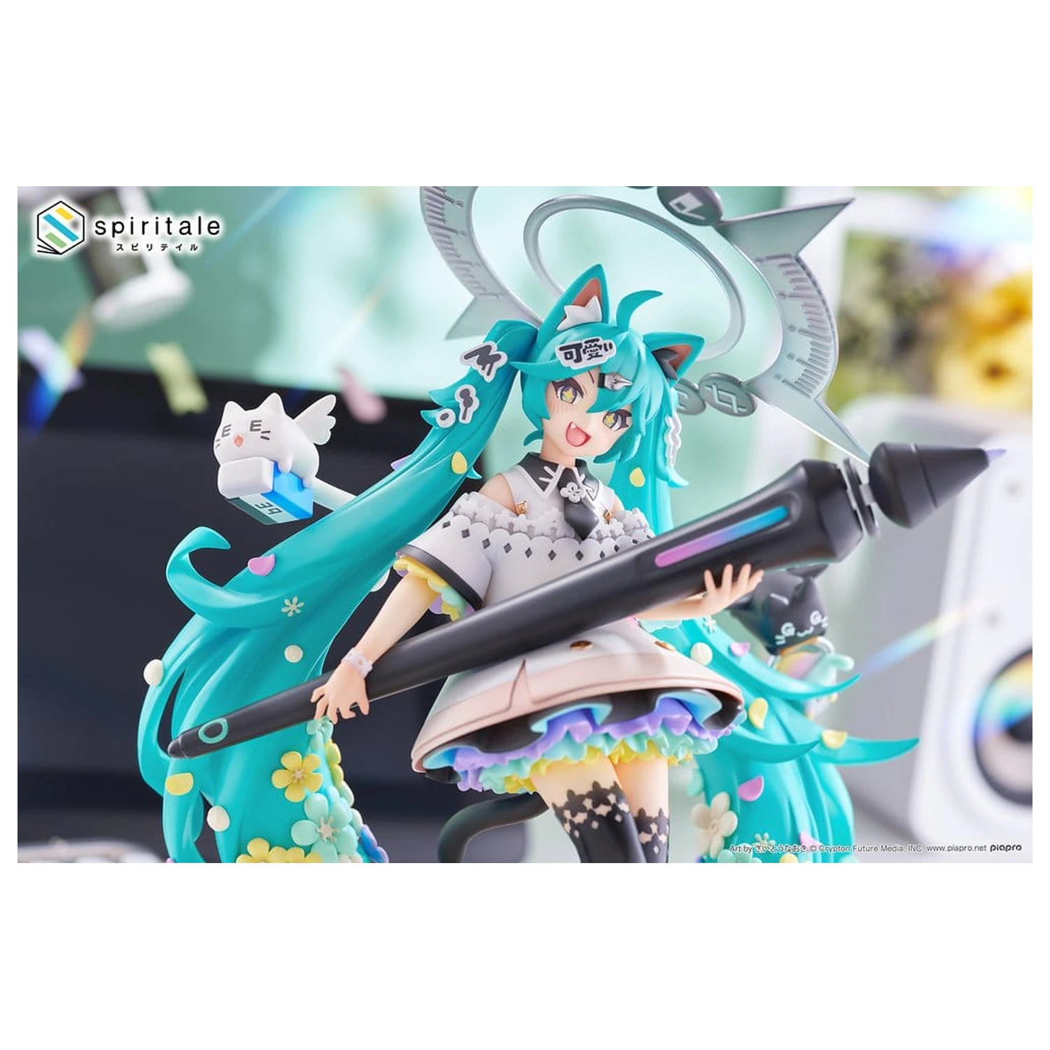 Hatsune Miku x Naoki Saito 1/7 My figura Making! The Painter Ver. PVC szobor figura 34 cm  termékfotó