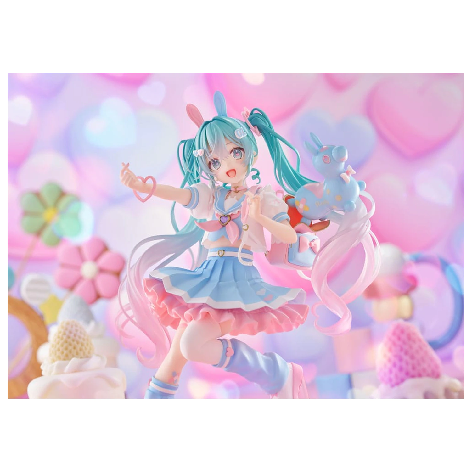 Hatsune Miku x RODY Newly Written Taito Kuji Online PVC szobor figura Hatsune Miku 18 cm termékfotó