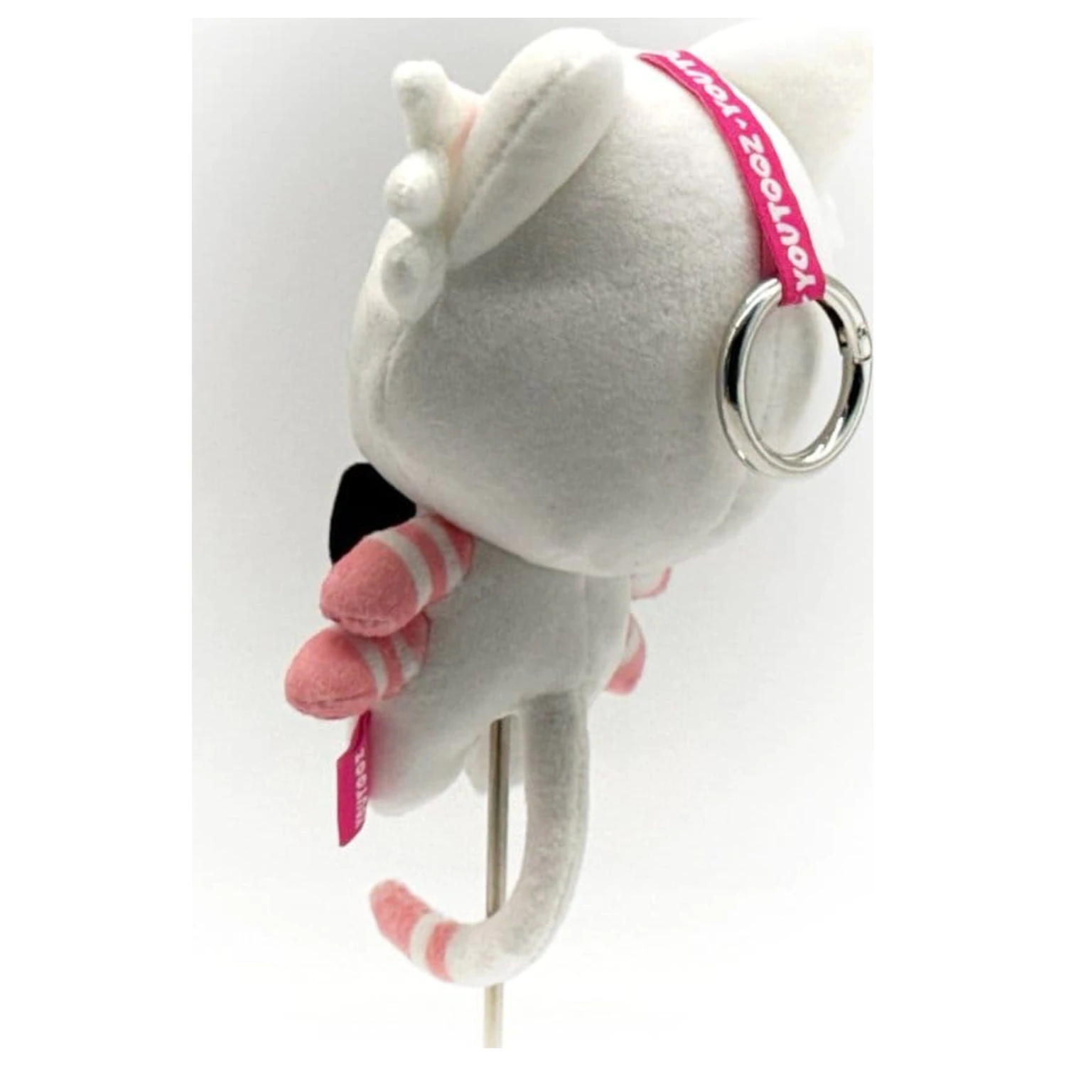 Hazbin Hotel plüss kulcstartó Angel Dust Kitty 13 cm termékfotó