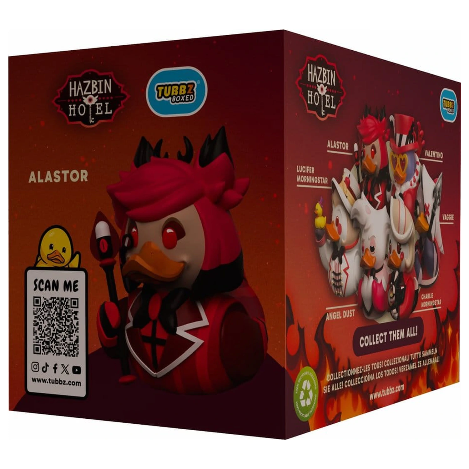 Hazbin Hotel Tubbz PVC figura Alastor Boxed Edition 10 cm       termékfotó