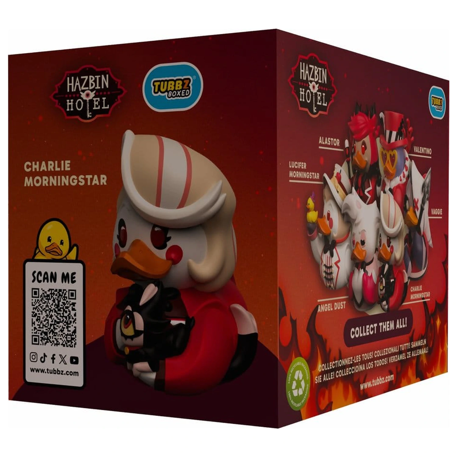 Hazbin Hotel Tubbz PVC figura Charlie Morningstar Boxed Edition 10 cm       termékfotó
