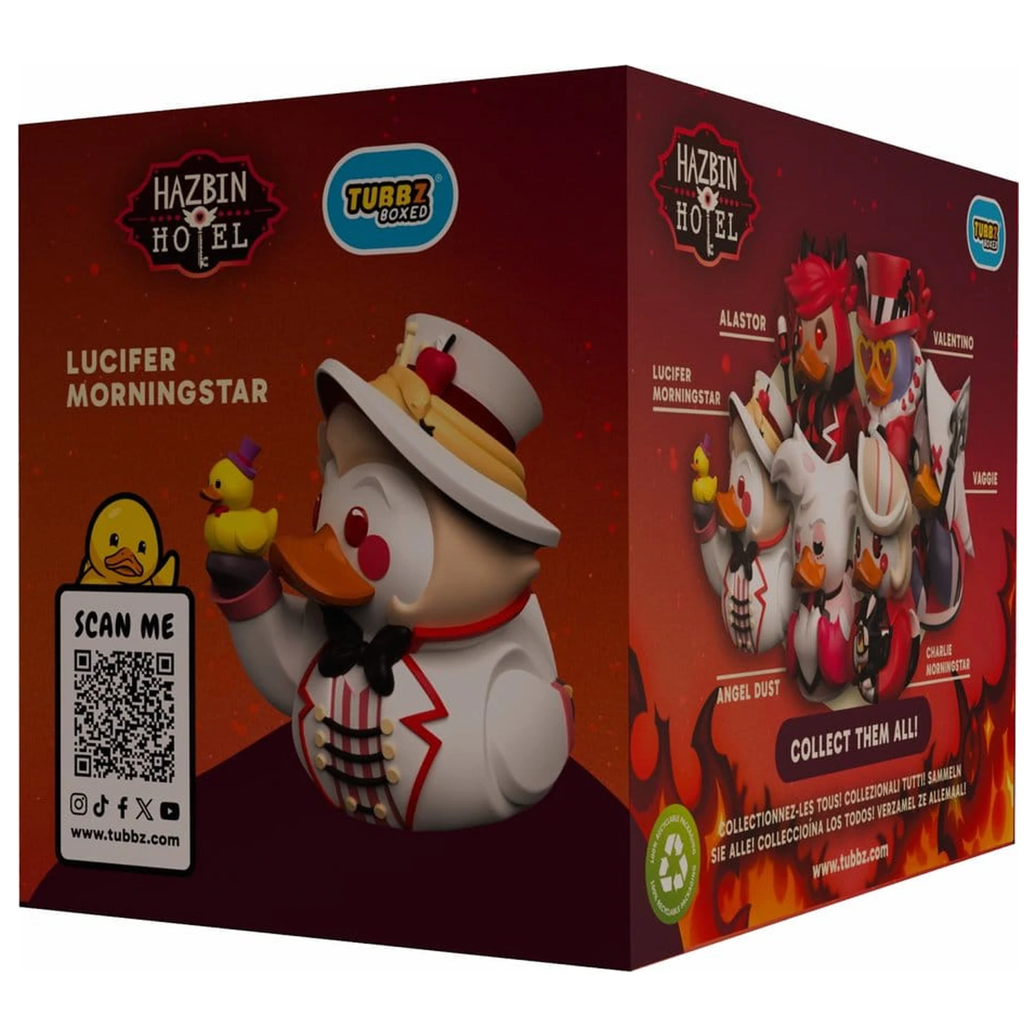 Hazbin Hotel Tubbz PVC figura Lucifer Morningstar Boxed Edition 10 cm          termékfotó