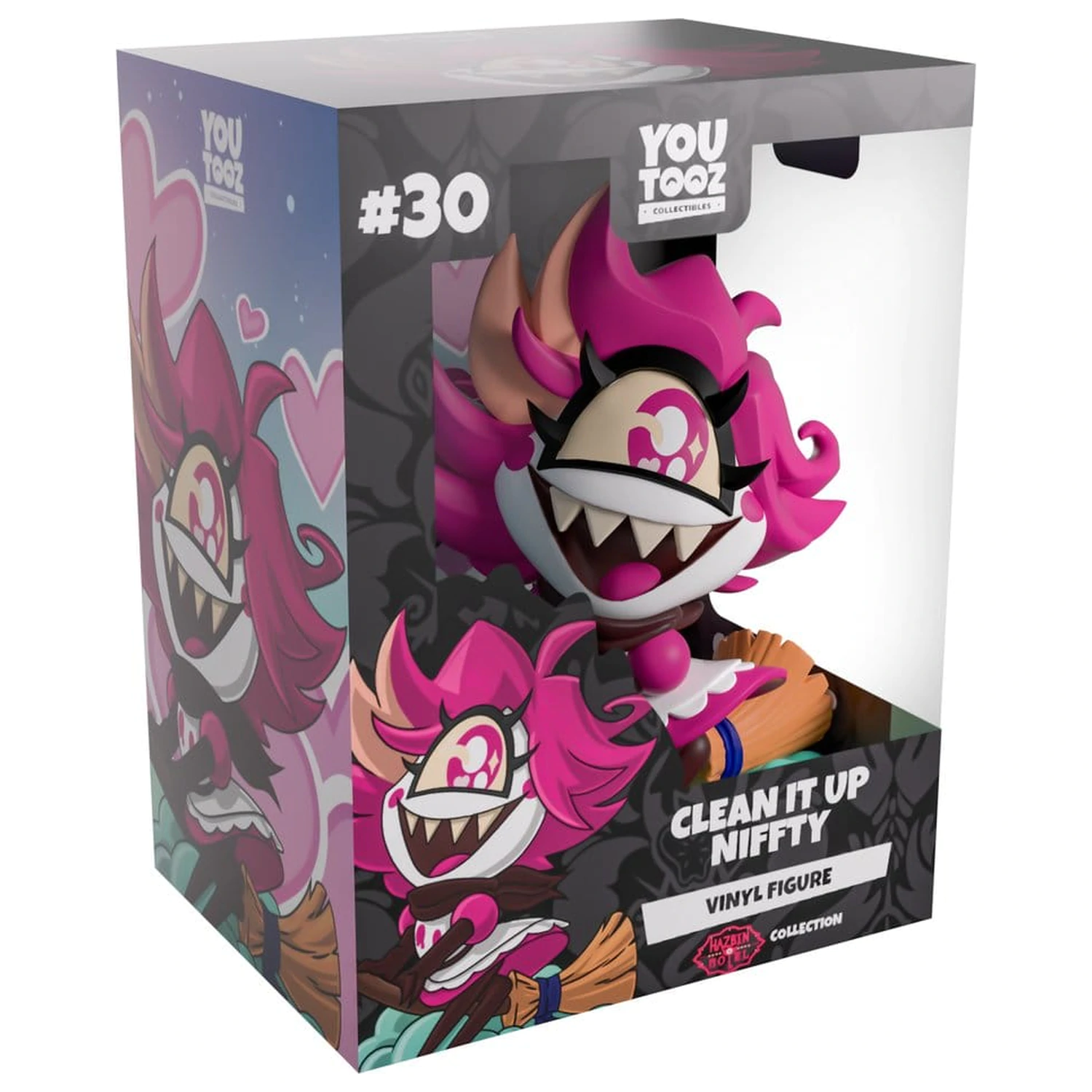 Hazbin Hotel Vinyl figura Clean It Up Niffty 13 cm termékfotó