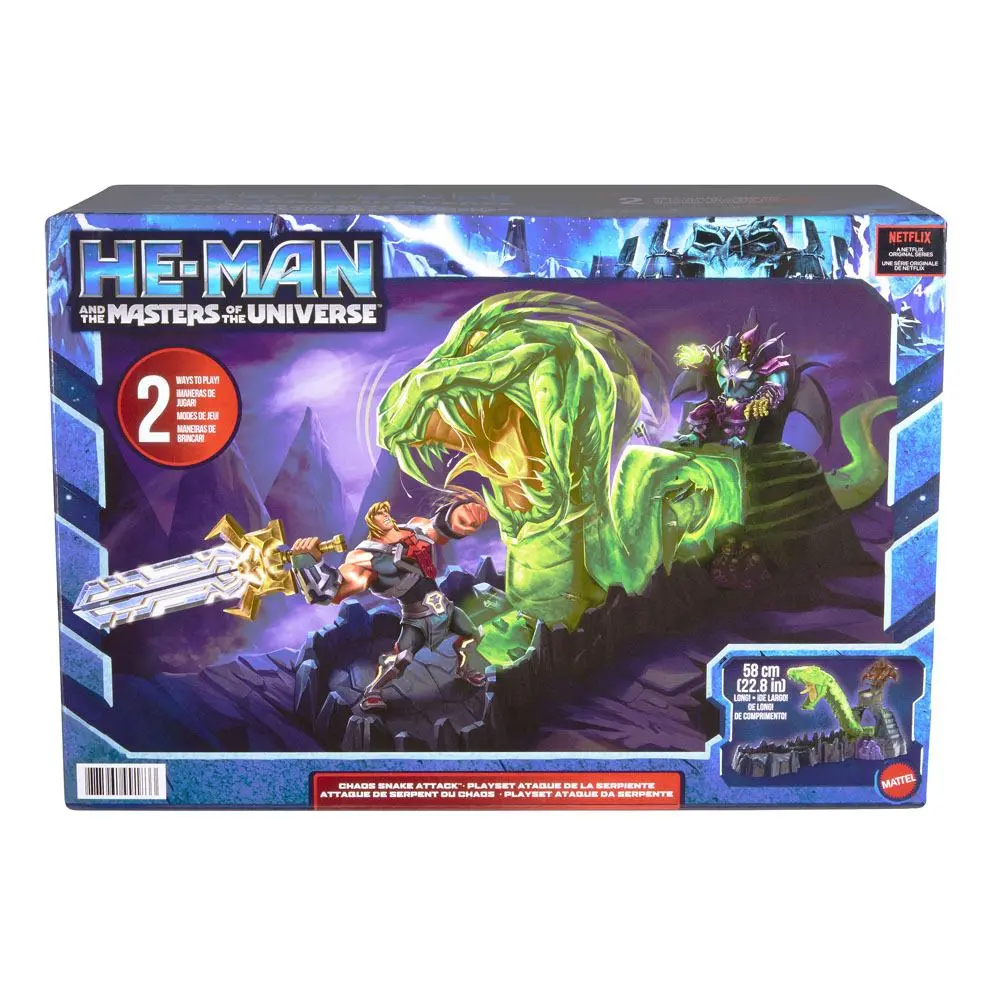 He-Man and the Masters of the Universe 2022 Chaos Snake Attack játékkészlet 58 cm termékfotó