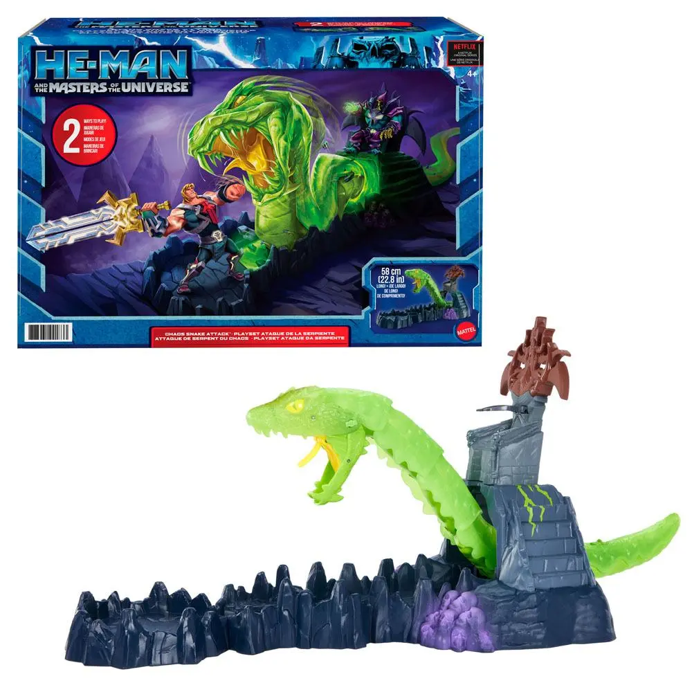 He-Man and the Masters of the Universe 2022 Chaos Snake Attack játékkészlet 58 cm termékfotó