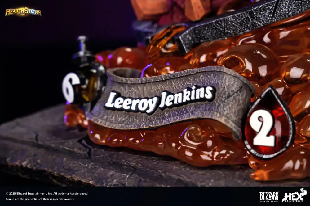 Hearthstone 1/10 Leeroy Jenkins szobor figura 25 cm termékfotó