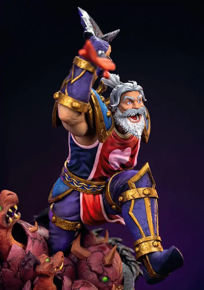 Hearthstone 1/10 Leeroy Jenkins szobor figura 25 cm termékfotó