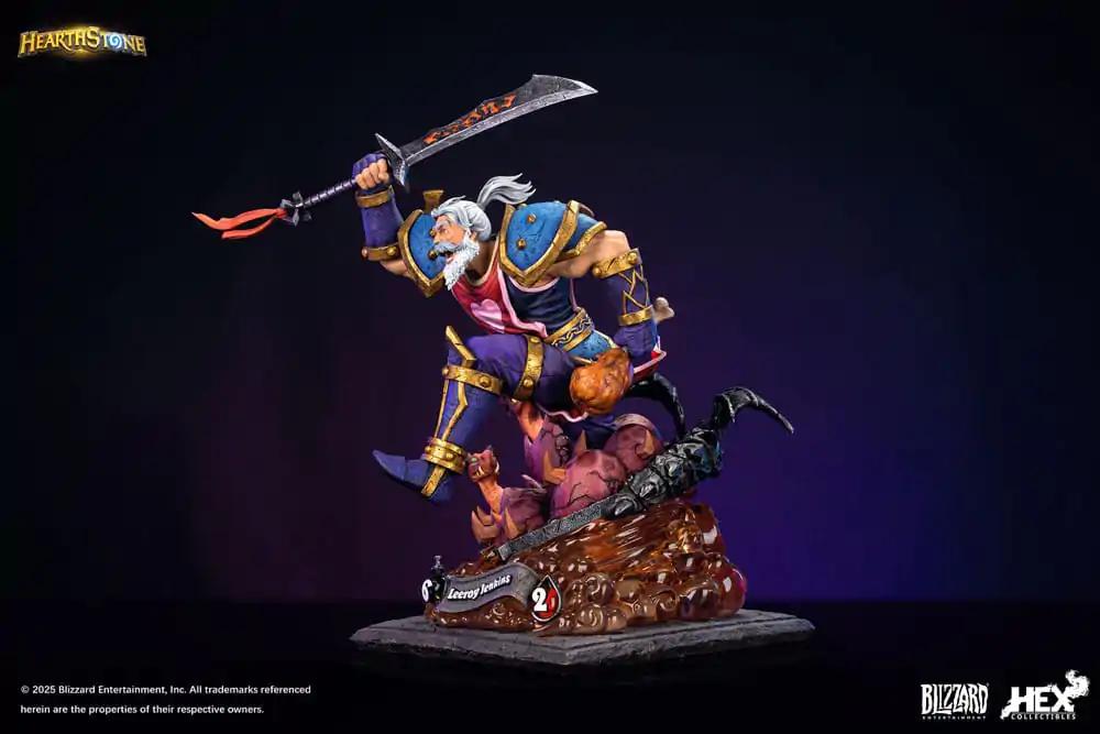 Hearthstone 1/10 Leeroy Jenkins szobor figura 25 cm termékfotó