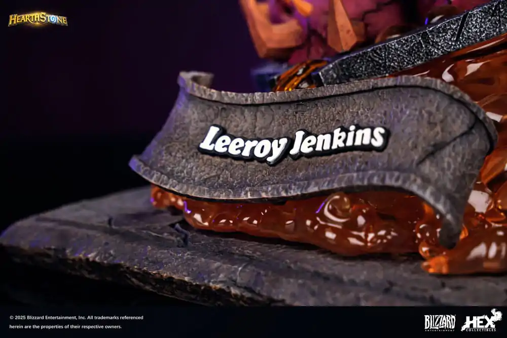 Hearthstone 1/10 Leeroy Jenkins szobor figura 25 cm termékfotó